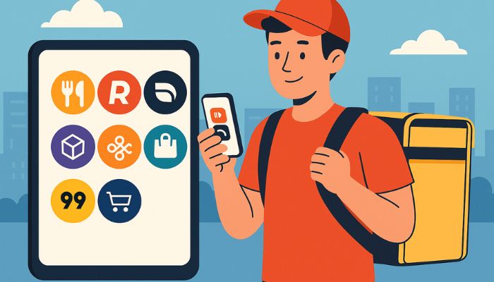 Os 7 Melhores Aplicativos de Entrega Para Fazer Renda Extra em 2025